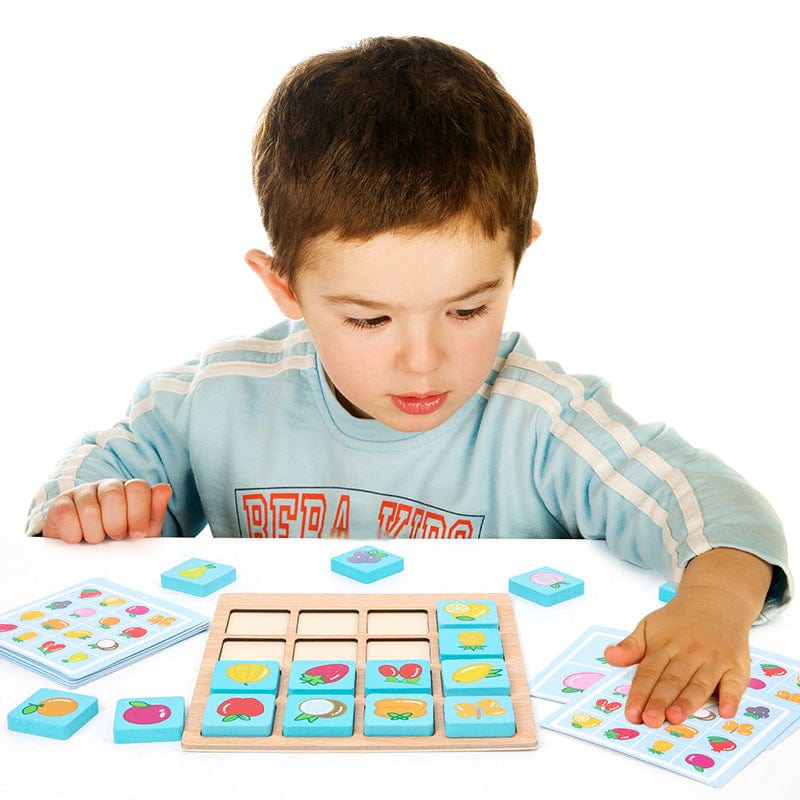 Children Wooden Photographic Memory Blocks
