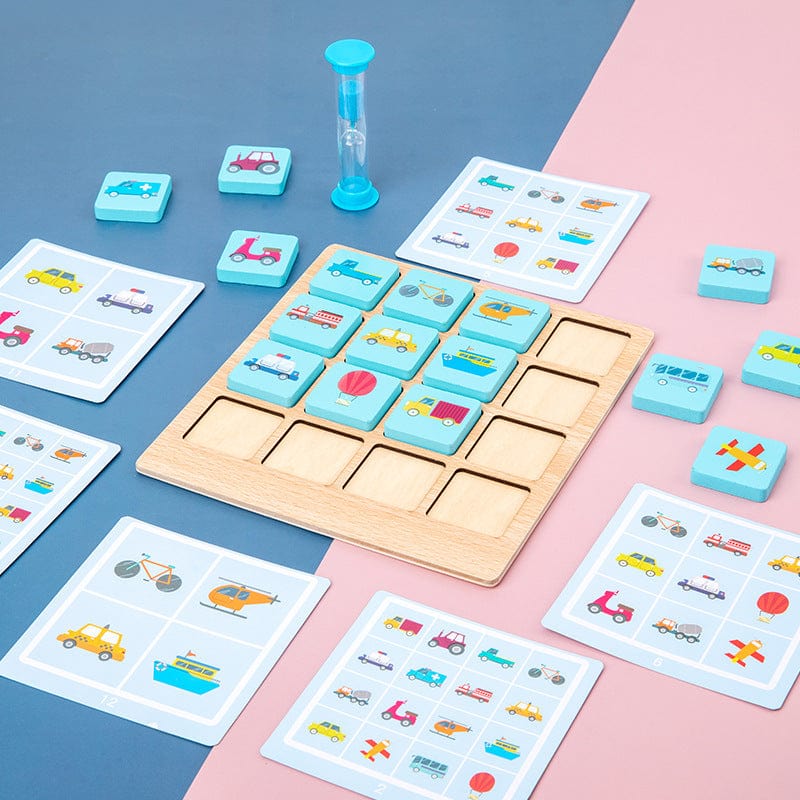 Children Wooden Photographic Memory Blocks