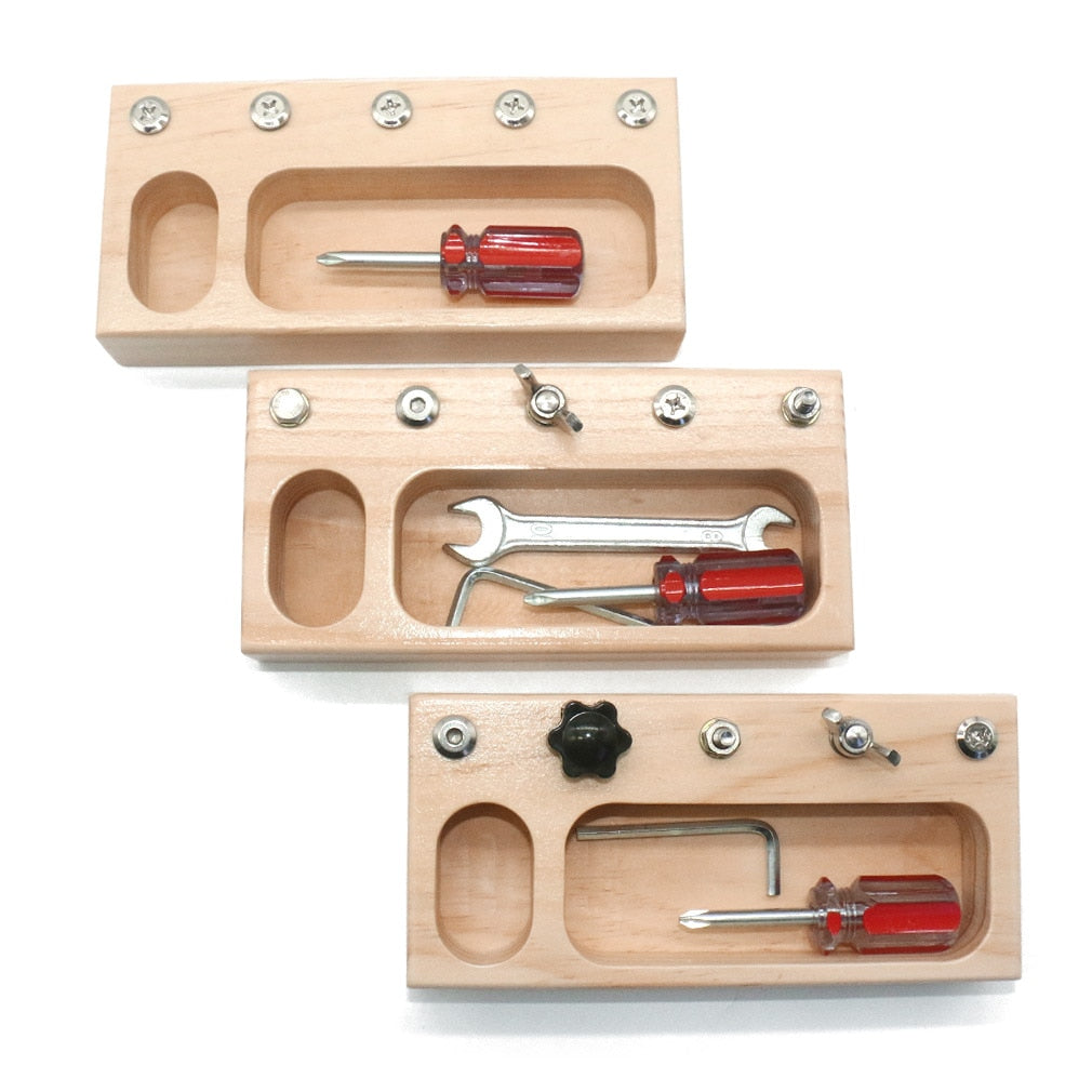 Jouets sensoriels Montessori