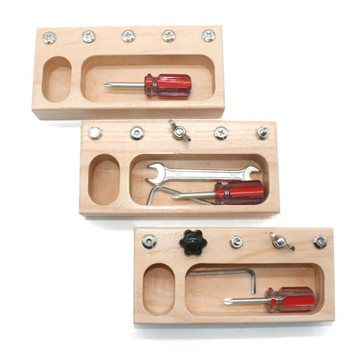 Jouets sensoriels Montessori