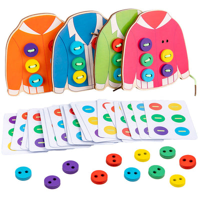 Montessori Wooden Sewing Toy