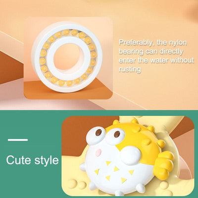 Jouet de bain rotatif Montessori pour bébé