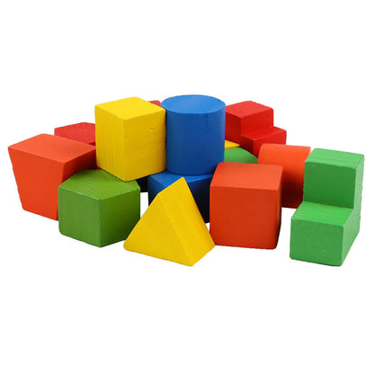 Montessori Shape Sorting Wooden Cube