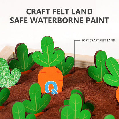 Alphabet Learning Farm - Eco-Friendly Wooden Montessori Toy