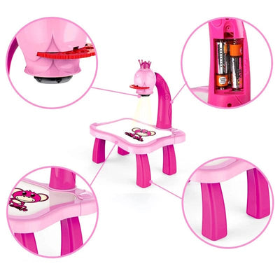 Montessori Led Projector Drawing Table