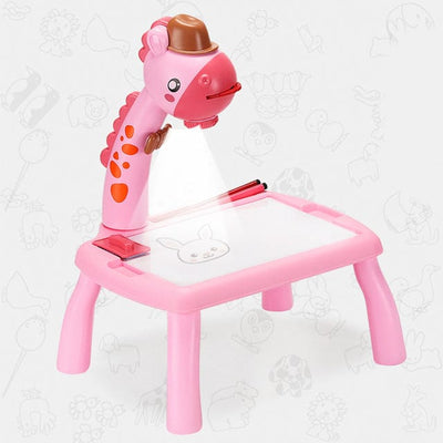 Montessori Led Projector Drawing Table