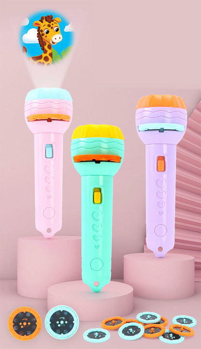 Montessori Baby Sleep Story Projector Torch