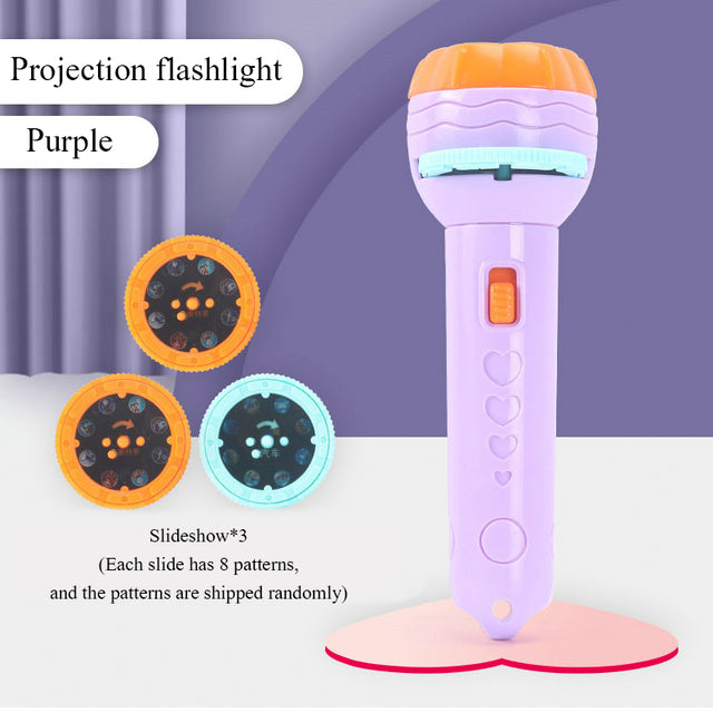 Montessori Baby Sleep Story Projector Torch