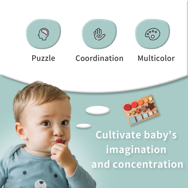 Montessori Soft Silicone Stacking Toy