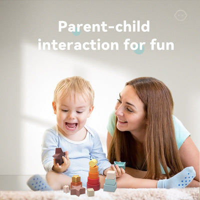 Montessori Soft Silicone Stacking Toy