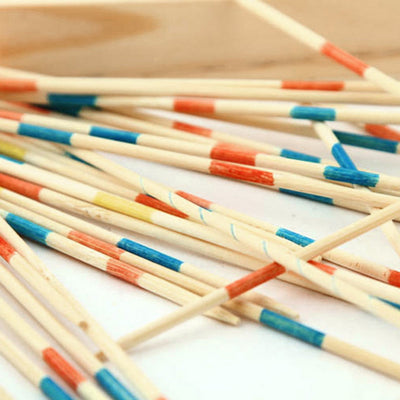 Fidtoy Mikado Pick Up Sticks Game Wooden Family Toy