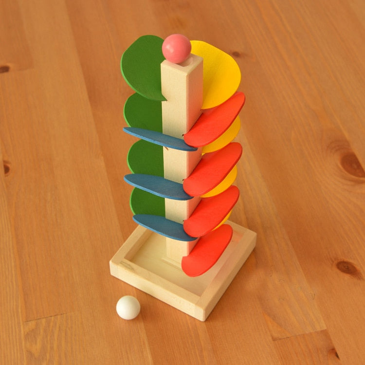 The slide tree / marble run - Educational toy