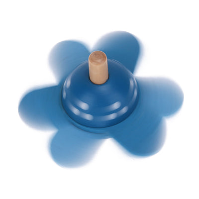 Fidtoy Spinning Tops Wooden Flower Toy for Kids 2+
