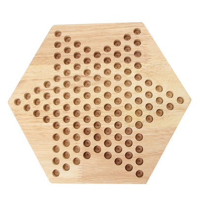 Juego de mesa de estrategia de madera de damas chinas Fidtoy