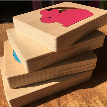 Wooden embedded puzzle - Toddler Educational