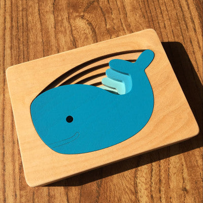 Wooden embedded puzzle - Toddler Educational