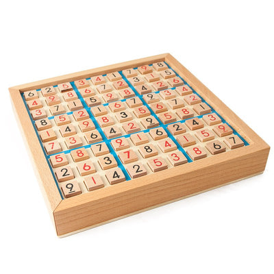 Fidtoy Wooden Sudoku Logic Board Game for Kids and Family