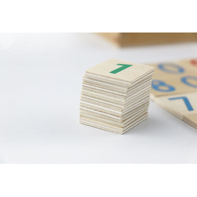 Cartes numérotées du système décimal Fidtoy, jouet Montessori pour les mathématiques