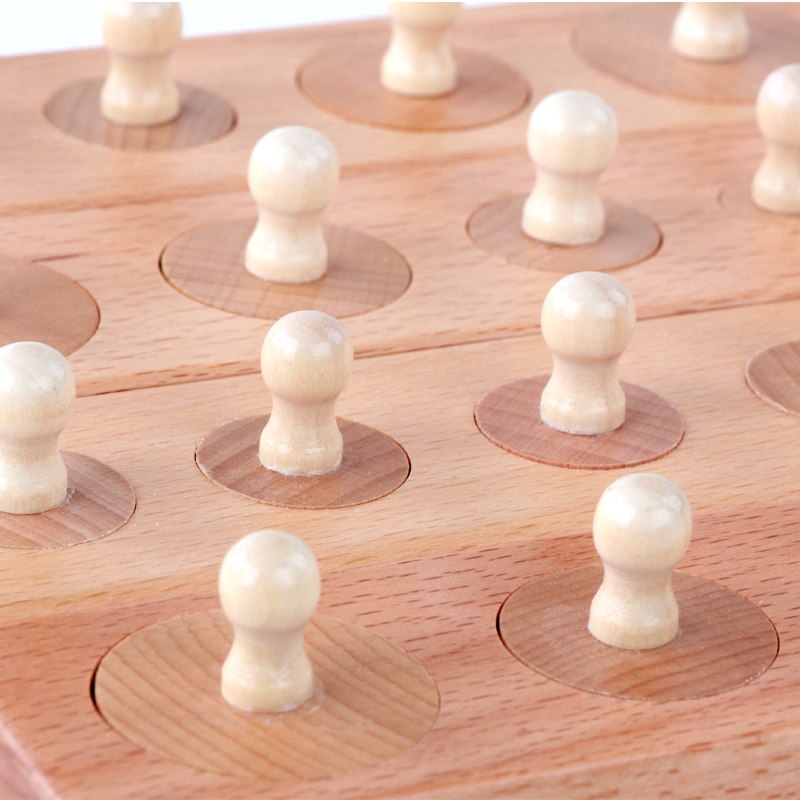 Knobbed cylinders - Sensorial Montessori
