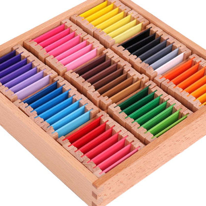 Colour wooden tablets - Sensorial Montessori