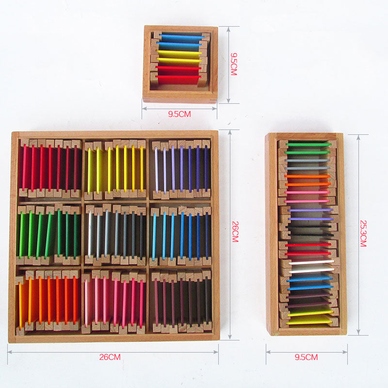Colour wooden tablets - Sensorial Montessori