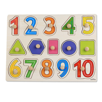 Fidtoy Puzzles en bois Jouet éducatif pour jeunes enfants