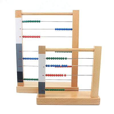 Compteur Abaque en bois Fidtoy, jouet Montessori pour les maths