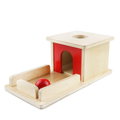Fidtoy Caja de permanencia con bandeja Juguete Montessori para niños pequeños