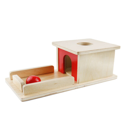 Fidtoy Caja de permanencia con bandeja Juguete Montessori para niños pequeños