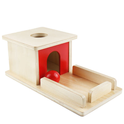 Fidtoy Caja de permanencia con bandeja Juguete Montessori para niños pequeños