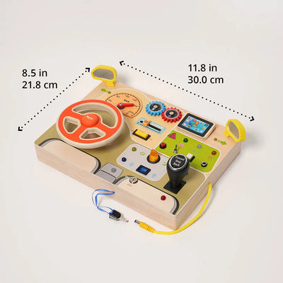 Fidtoy Busy Dashboard - Interactive Montessori Toy for Kids
