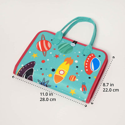 Fidtoy Sac d'activités interactif pour tout-petits – Jouet d'apprentissage sensoriel Montessori, 3 ans et plus