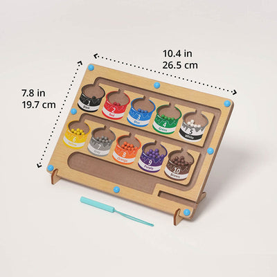 Fidtoy Magnetic Color Sorting Maze for Preschoolers – Fine Motor Learning Toy 3+