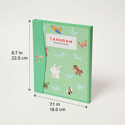 Libro de tangram magnético Montessori
