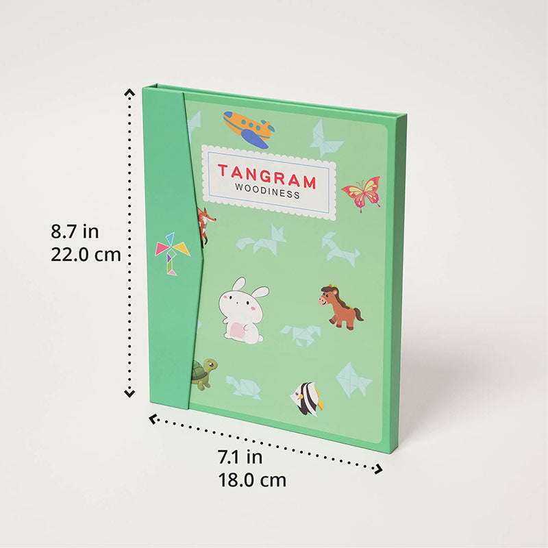 Libro de tangram magnético Montessori