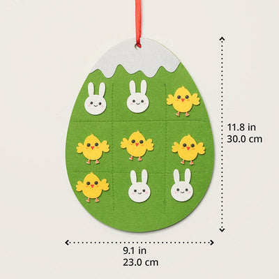 Fidtoy Jouet d'activité mural en feutre Lapin pour enfants 1+ Décoration de Pâques