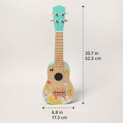 Fidtoy Wooden Ukulele for Kids – Beginner Musical Instrument Toy Age 3+