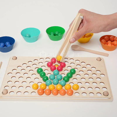 Fidtoy Montessori Cuentas Arcoíris