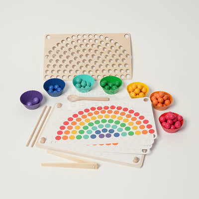 Fidtoy Montessori Cuentas Arcoíris