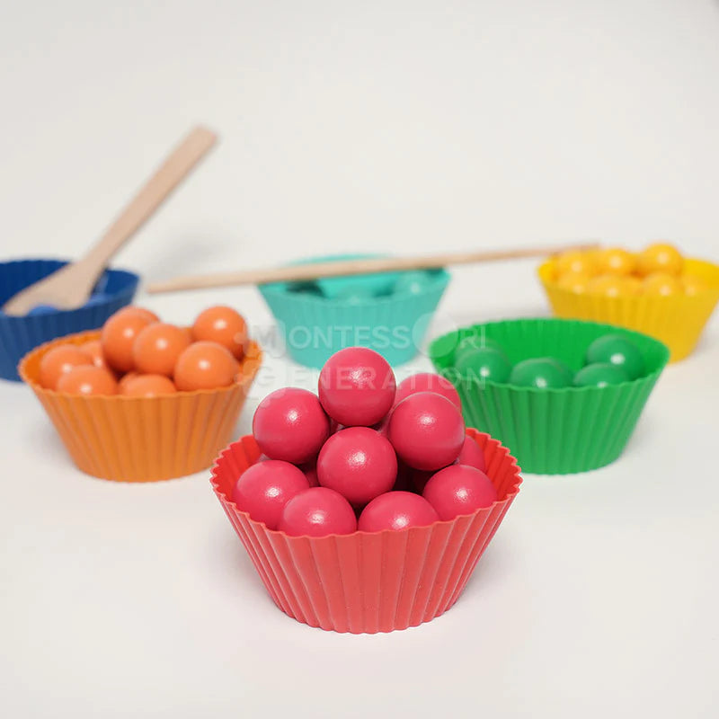 Fidtoy Montessori Cuentas Arcoíris