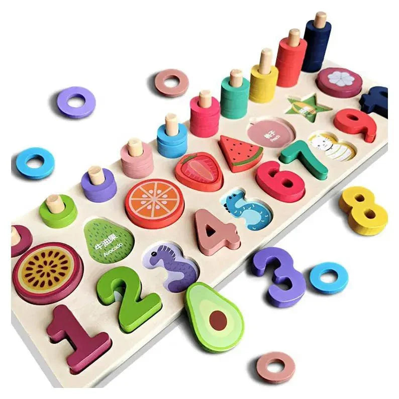 Rainbow Fruit Logarithmic Board