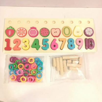 Rainbow Fruit Logarithmic Board