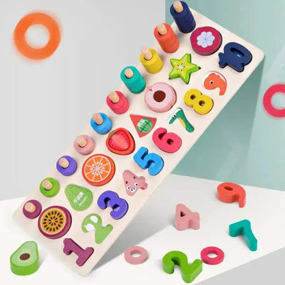 Rainbow Fruit Logarithmic Board