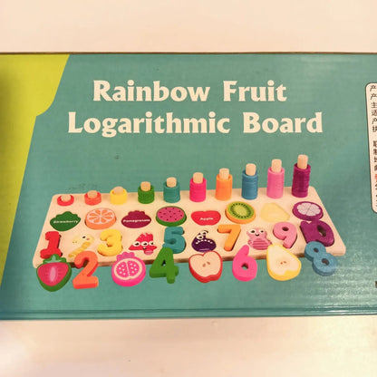 Rainbow Fruit Logarithmic Board