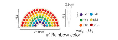 Rainbow Pom Pom Sorting Activity - Sensory Fine Motor Activity for Toddlers