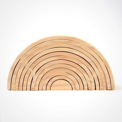 Natural wooden rainbow - Educational material