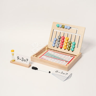 Fidtoy Wooden Math and Spelling Learning Game for Kids – Montessori Educational Toy 3+