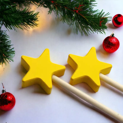 Wooden Magic STAR WAND Fairy Wand