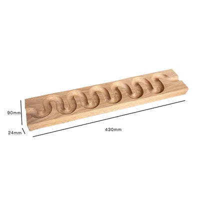 Wooden Marble Run ZigZag Board Circuit Board Builder