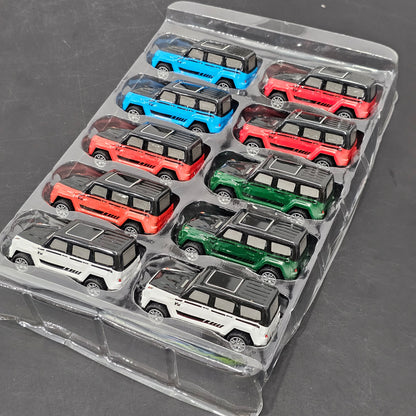 Metal Super Racing Cars – Pack of 10 Die-Cast Vehicles | Collectible Toy Cars for Kids | Bacha Toys